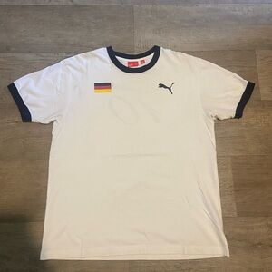 Men’s White Germany Puma T-Shirt Size Large.